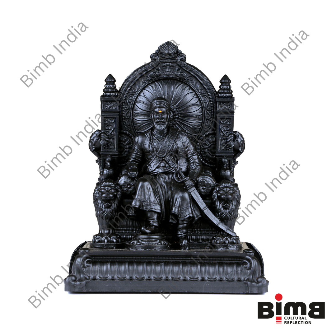 Chhatrapati Shivaji Maharaj Sinhasan Statue (5 Inch Height)