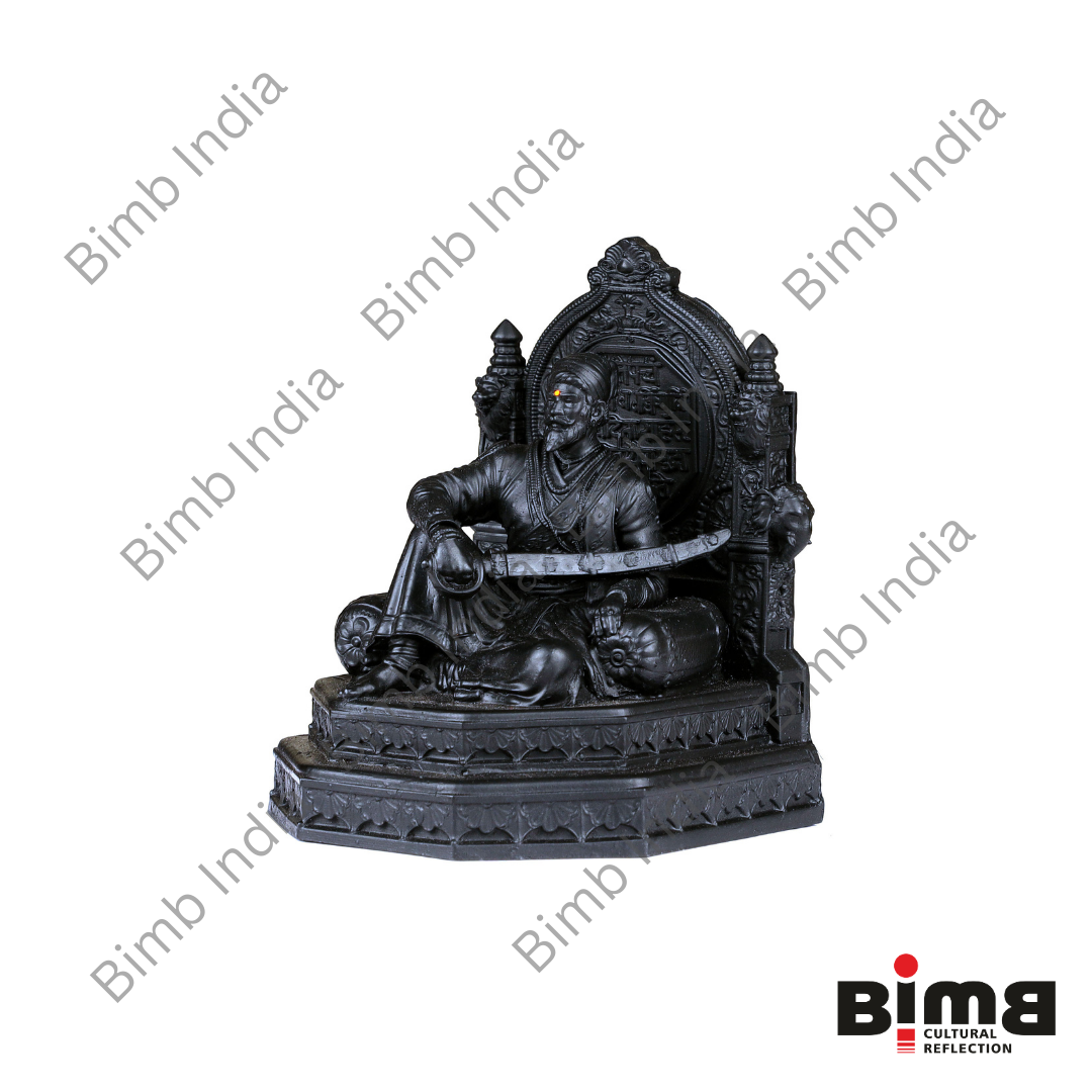 Chhatrapati Shivaji Maharaj Virasan Statue (4 Inch Height)